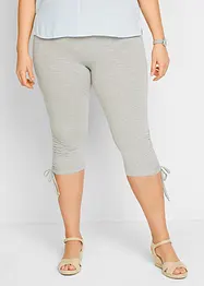Caprileggings med rynking, 2-pack, bonprix