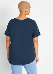 Bomulls-T-shirt med maritimt trykk, bonprix