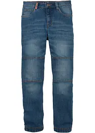 Stretchjeans med forsterket parti på knærne, Regular Fit, bonprix