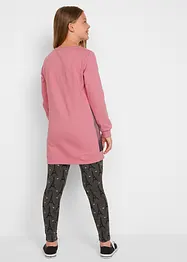 Sweatshirt og leggings til jente (2-delt sett), bonprix