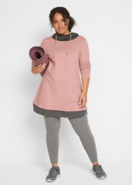 Lang sweatshirt med leggings (2-delt sett), bpc bonprix collection
