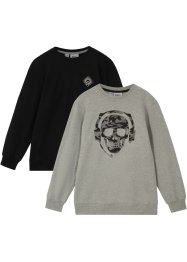 Sweatshirt til gutt (2-pack), bpc bonprix collection
