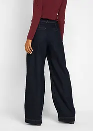Wide Leg-jeans High Waist, komfortlinning, bonprix