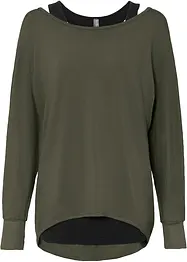 Topp og jumper (2 deler), bonprix