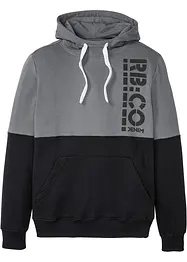 Sweatshirt med hette, Slim Fit, bonprix