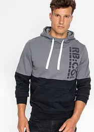 Sweatshirt med hette, Slim Fit, bonprix