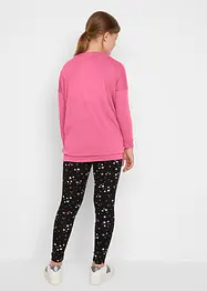 Lang topp + leggings (2 deler), bonprix