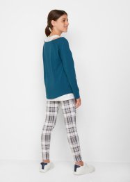 Langermet topp, singlet + leggings til jente (3-delt sett), bpc bonprix collection