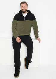 Varm cargobukse i fleecemateriale, Regular Fit, bonprix