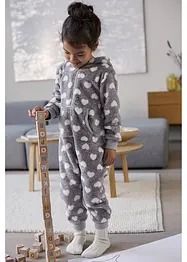 Fleece-jumpsuit til barn, bonprix