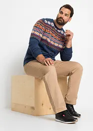 Genser med koftemønster, bonprix
