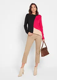 7/8-lang slip on-bukse       med stretch, bonprix