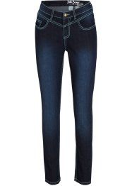 Skinny-jeans Mid Waist, kontrastfargede sømmer, John Baner JEANSWEAR