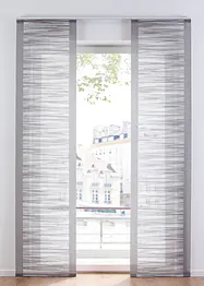 Panelgardin med tverrstriper (1-pack), bonprix