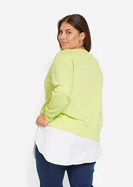Overdels-forlengelse i bluse-materiale (2-pack), bonprix