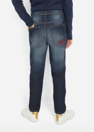 Pull up-jeans med elastisk linning, til gutt, Slim Fit, John Baner JEANSWEAR