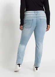 Boyfriend jeans Destroyed, med resirkulert polyester, bonprix