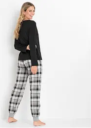 Pyjamas med oversized topp, bonprix