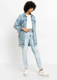 Mom-jeans med destroy-effekter, bonprix