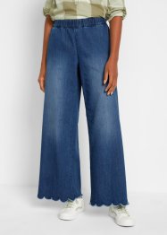 Ekstra vid pull on-jeans med bølgekant og behagelig linning, bpc bonprix collection
