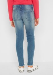 Skinny jeans til jente, med used effekt, John Baner JEANSWEAR