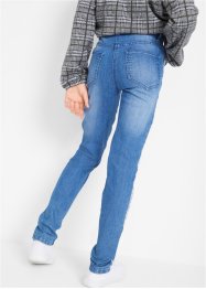 Skinny jeans med paljettstriper, John Baner JEANSWEAR