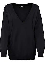 Oversized genser i viskosemiks, bonprix