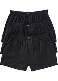 Ledig boxershorts i jersey (3-pack), bpc bonprix collection