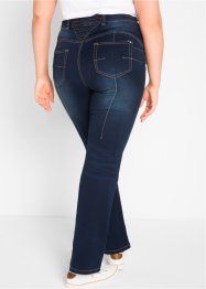 Push-up jeans med elastisk linning, Bootcut, bpc bonprix collection