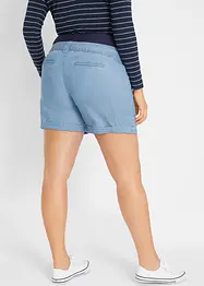 Mammashorts av lin, i jeans-look, bonprix