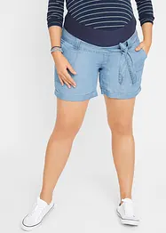 Mammashorts av lin, i jeans-look, bonprix