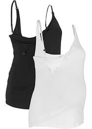 Bærekraftig ammetopp, 2-pack, økologisk bomull, bpc bonprix collection