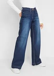 Wide Leg-jeans Mid Waist, bonprix