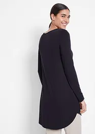 Langermet, lang topp i viskose, bonprix