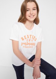 T-shirt til jente (2-pack) , bpc bonprix collection