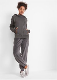 Fleece-joggebukse med mansjetter, bpc bonprix collection