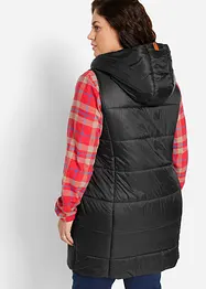 Vattert vest i midi-lengde, bonprix