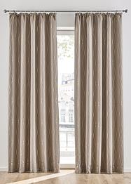 Formørkningsgardin med glanstrykk (1-pack), bpc living bonprix collection
