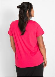 Topp med hjertetrykk, kort arm, bpc bonprix collection