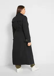 Lang trenchcoat med belte, bonprix