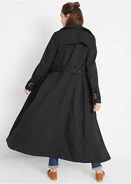 Lang trenchcoat med belte, bonprix