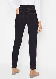 High Waist jeggings i lett, elastisk termo-materiale med komfortlinning., bonprix