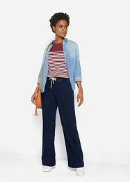 Wide Leg-jeans Mid Waist, stretch, bonprix