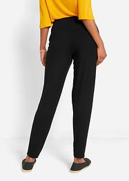 Lett slip on-bukse med High Waist-komfortlinning, 2-pack, bpc bonprix collection