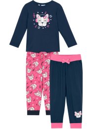 Pyjamas til jente (3-delt sett), bpc bonprix collection