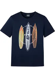 T-skjorte i ren økologisk bomull, Slim Fit, bonprix
