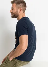T-skjorte i ren økologisk bomull, Slim Fit, bonprix