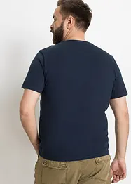 T-skjorte i ren økologisk bomull, Slim Fit, bonprix