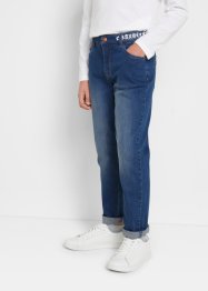 Jeans med lys vask, Straight Fit, til gutt, John Baner JEANSWEAR