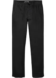 Lin-chinos  med komfort-linning, Regular Fit Straight, bonprix